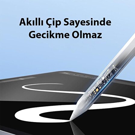 Coofbe Şarj Göstergeli Avuç İçi Reddetme iPad Stylus Kalem iPad Tablet Dokunmatik Kalem Kapasitif Kalem