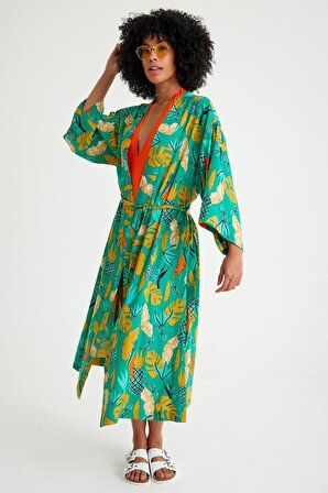 Pune Model Kimono - Plaj Elbisesi Mayo Üstü Kimono - Bayan Kimono