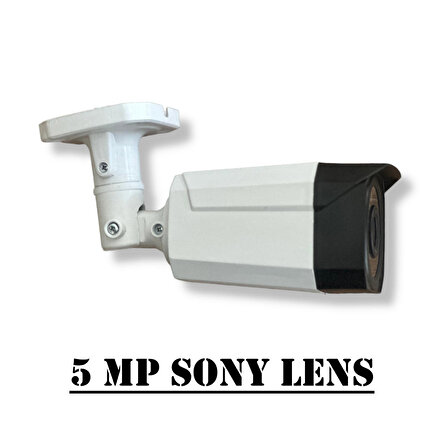  4 Kamerali Set - Araç İnsan Yüz Ve Hareket Algilayan 1080p 5mp Sony Lens Gece Görüşlü Güvenlik Kamerasi Seti 7808