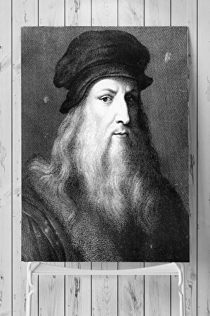 Leonardo Da Vinci Bilimsel Poster 