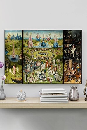 Dünyevi Zevkler Bahçesi - Hieronymus Bosch Sanatsal Poster