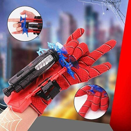 Spiderman Ağ Atan Eldiven - Örümcek Adam Eldiven - Spiderman Dart Blaster