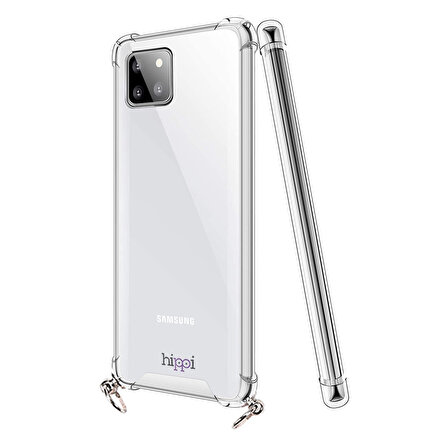 Hippi Samsung Galaxy Note 10 Lite Uyumlu Şeffaf Telefon Kılıfı