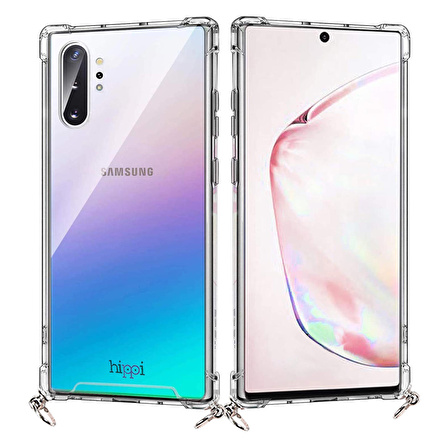 Hippi Samsung Galaxy Note 10 Plus Uyumlu Şeffaf Kılıf