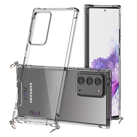 Hippi Samsung Galaxy Note 20 Uyumlu Şeffaf Kılıf