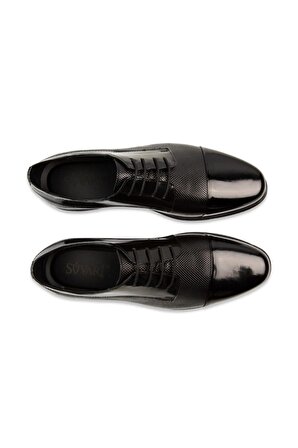 Siyah Deri Casual Ayakkabı