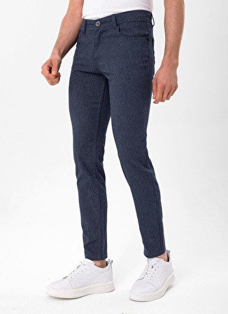 Süvari Normal Bel Normal Paça Slim Fit Lacivert Erkek Pantolon PN2020500543