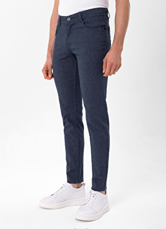 Süvari Normal Bel Normal Paça Slim Fit Lacivert Erkek Pantolon PN2020500543