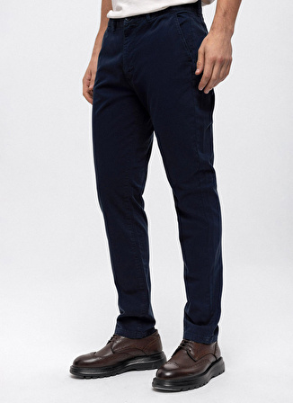 Back and Bond Normal Bel Normal Paça Slim Fit Lacivert Erkek Pantolon B33W32005