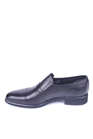 Burç 2537 Erkek Hakiki Deri Klasik Bağcıksız Ayakkabı 