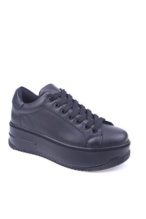 Papuç Sepeti 2596 Kadın Yüksek Topuk Günlük Sneaker Ayakkabı
