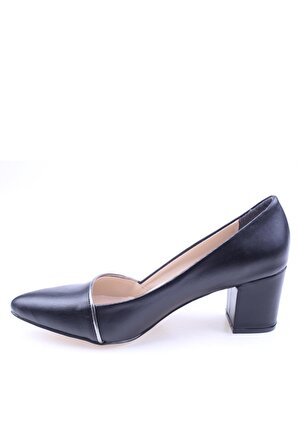 Bilener 414 Kadın Günlük 6 cm Topuklu Cilt Ayakkabı