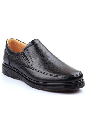 Papuç Sepeti Eknc-3255 Hakiki Deri Erkek Comfort Ayakkabı (40-48)