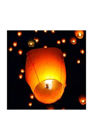 1 Adet Dilek Feneri - Sevgili Feneri - Dilek Balonu - Sevgililer Günü - Romantik Hediye