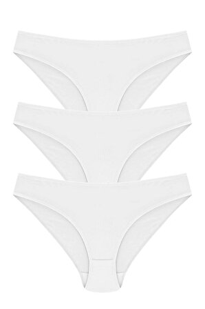 Pamuklu Bikini Model Külot 3'lü Paket