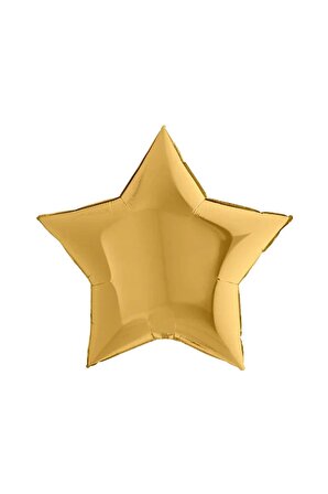Yıldız Folyo Balon 18" -Altın-
