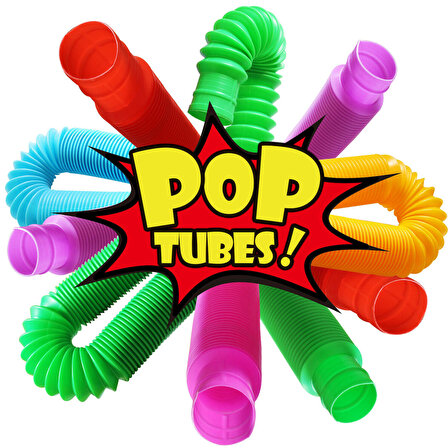 Pop Tube Duyusal Oyuncak Fidget Zihinsel Eğitici Stres Giderici poptube - 1 Adet