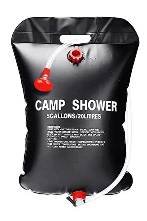 Kamp Duşu 20 LT Portatif Taşınabilir Kompakt Camp Shower 20 Litre Outdoor Duş Kamp Duş Piknik Duş