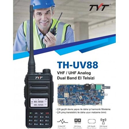 Tyt TH-UV88 Dual Band El Telsizi