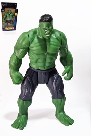 18 cm Eklemli Işıklı Hulk Figür - Avengirs Yeşil Dev Figür - Hulk Karakter Yeşil Dev Adam