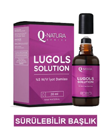 Lugol's Solution % 5 iyot Damla + Roll-on Başlık Hediyeli