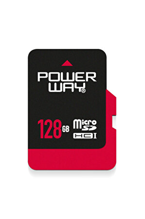 Powerway 128 Gb MicroSd Hafıza Kartı ve Adaptör