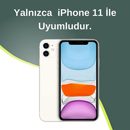 iPhone 11 Uyumlu Lux Işıltılı İnci Charmlı Bulutlu Kılıf