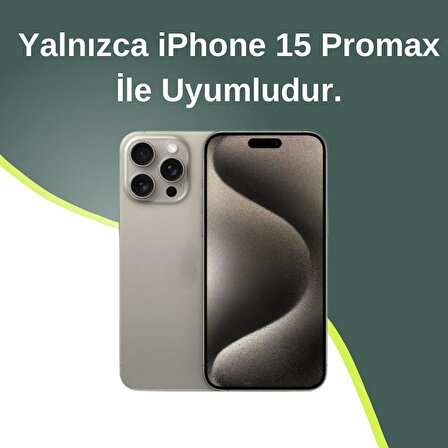 iPhone 15 Promax Uyumlu Siyah Pırlanta Taşlı Kılıf