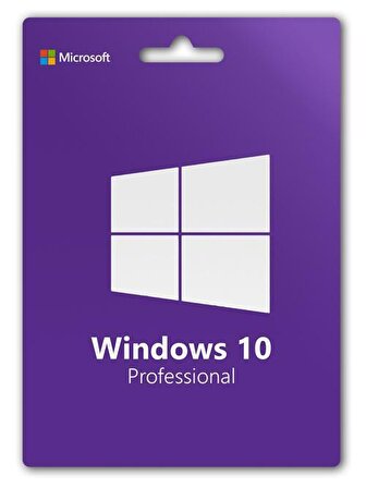 Microsoft Windows 10 Pro 32/64 Bit Dijital Lisans, Online Teslimat