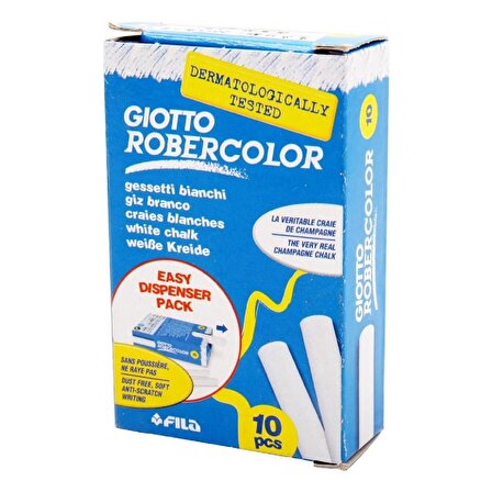 Giotto Robercolor Beyaz Tebeşir 10 Lu (538700)