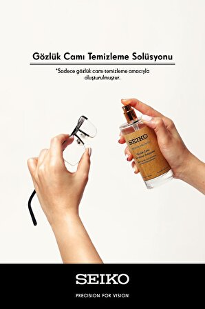 SEIKO Gözlük Camı Temizleme Spreyi 100ML, Gözlük Camı Solüsyonu