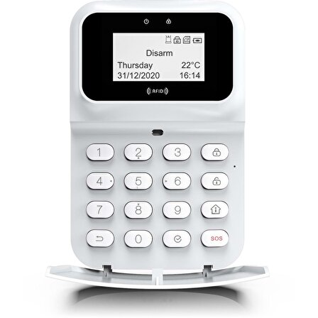 OPAX SZR-1881 KABLOLU LCD EKRANLI RFID DESTEKLİ KEYPAD / TUŞ TAKIMI (2545/2646/2747 Paneller için)