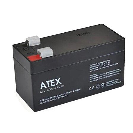 AKÜ 12V 1.3A (9.7X5X4.3CM) ATEX