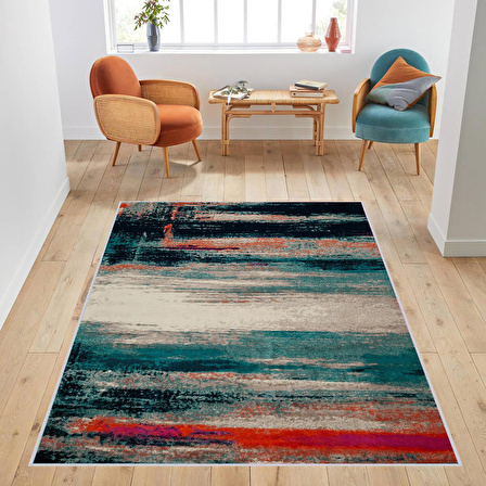 Dijital Baskı Yıkanabilir Kaymaz Taban Salon Halısı Ve Yolluk RVG1738