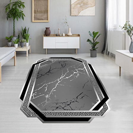 Dijital Baskı Yıkanabilir Kaymaz Taban Salon Halısı Ve Yolluk RVG0664-SM304