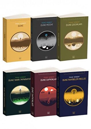 Dune Seti (6 Kitap Takım) - Frank Herbert - İthaki Yayınları