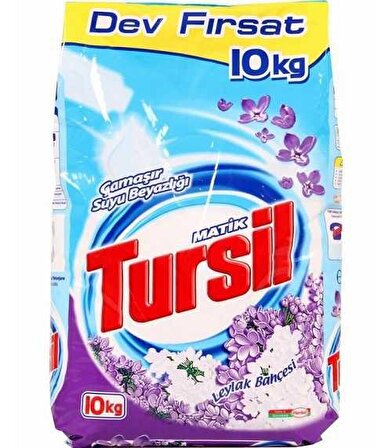 Tursil Maksimum Güç Leylak Parfümlü Beyazlar İçin Toz Çamaşır Deterjanı 10 kg 66 Yıkama