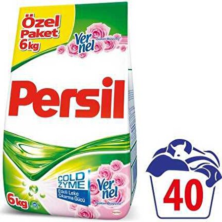 Persil Gül Parfümlü Beyazlar İçin Toz Çamaşır Deterjanı 6 kg 40 Yıkama