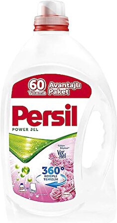 Persil Leke Karşıtı & Gül Kokulu Renkliler için Sıvı Deterjan 60 Yıkama 4 lt