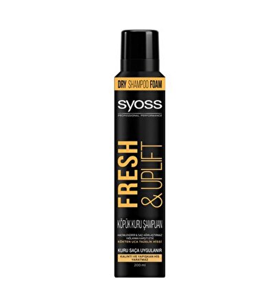 Syoss Fresh&Uplift Tüm Saçlar İçin Canlandırıcı Kuru Şampuan 200 ml
