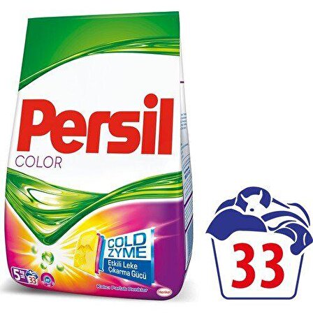 Persil Derin Temizleme Plus Parfümlü Renkliler İçin Toz Çamaşır Deterjanı 5 kg 33 Yıkama