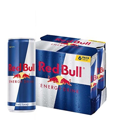 Red Bull Enerji İçeceği 6x250 ml. (4'lü)