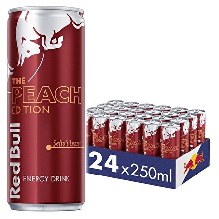 Red Bull Enerji İçeceği Şeftali Edition 250 ml 24lü