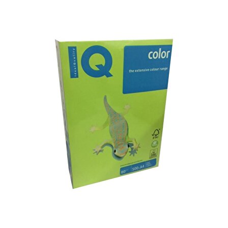 Mondi Iq Renkli Kağıt A4 80Gr/500 Limon Yeşili LG46