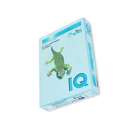 Iq A4 Renkli Fotokopi Kağıdı 80/500 Buz Mavisi Açık Ne1330-Obl70