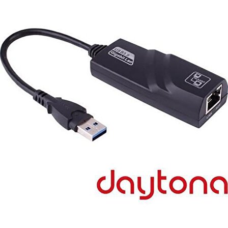 Daytona CF13 USB 3.0 1000MBPS Yüksek Hızlı Gigabit Ethernet Lan Ağ Adaptör RJ45 Çevirici