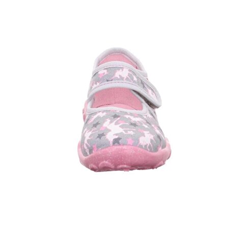 Superfit Gri - Pembe Kız Çocuk Ev Ayakkabısı BONNY 1-800283-2030-2
