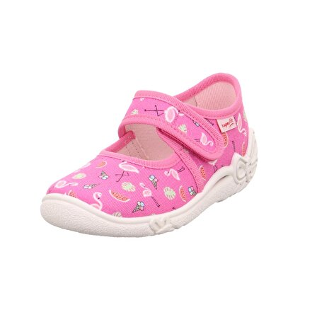 Superfit Pembe - Çok Renkli Kız Çocuk Ev Ayakkabısı BELINDA 1-800288-5510-2