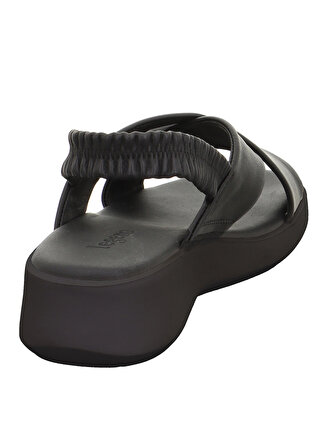 Legero Süet Siyah Kadın Sandalet 2-000261