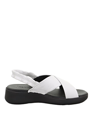 Legero Süet Beyaz Kadın Sandalet 2-000261